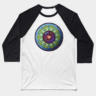 Red Iris Eyeball Jewel Baseball T-Shirt